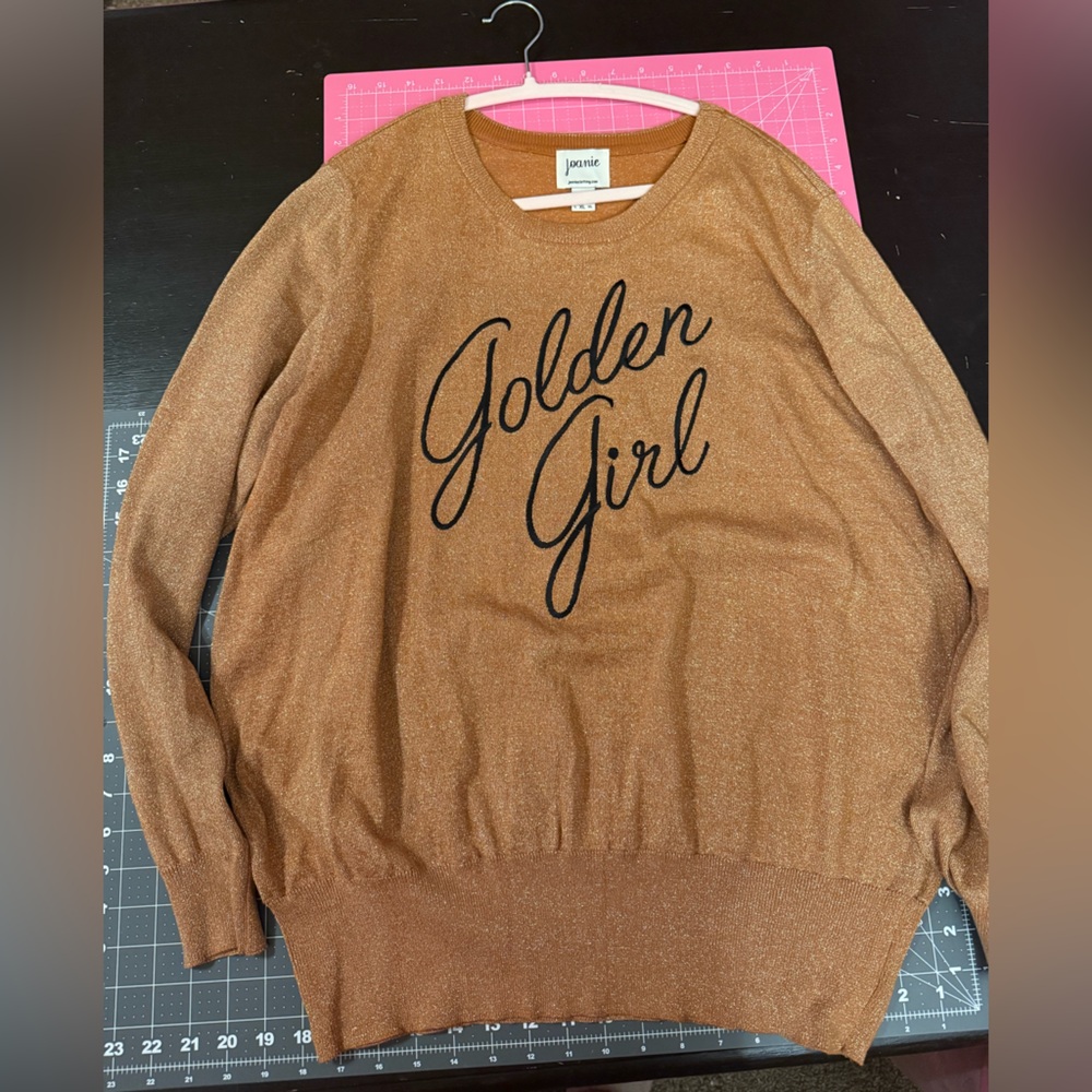 Golden Girl Gold Sweater